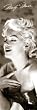 Marilyn Monroe Glow Celebrity Icon Poster Print 12x36
