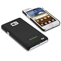 KAVAJ H�lle Case "Vienna" f�r Samsung Galaxy S II (i9100) S2 schwarz matt