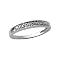 10K White Gold Ring with .035 ct. t.w. Diamonds - 7