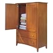 Cherry Finish Armoire