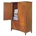 Cherry Finish Armoire