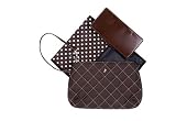 JP Lizzy Chamelia Diaper Clutch Gift Set - Brown/Blue Diaper Bags