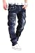 Kosmo Lupo Jeans Schwarz KM020