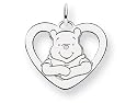 Disney Winnie the Pooh Heart Charm