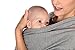 Baby Sling Carrier by AmBaby - Soft and Stretchy Baby Wrap for Newborns, Infants and Toddlers (Grey)