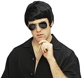 Deluxe Black Tony/ Wise Guy Wig - Adult Std.