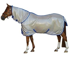 WEATHERBEETA GENERO COMBO NECK FLY SHEET STONE/AQUA 72