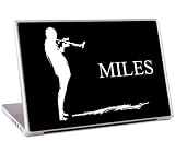 MusicSkins - Miles Davis Sketch Black selbstklebende Schutzh�lle f�r Apple or PC Laptops 17-inch Laptop