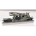 Bachmann Trains Center-depressed Flat Car - Olive Drab with Missle
