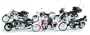 1/18th Scale Harley Davidson Set of 6 Motorcycles (Harley 21)