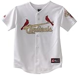 MLB St. Louis Cardinals David Freese 23 World Series Game Replica Jersey (White/Gold, Large)