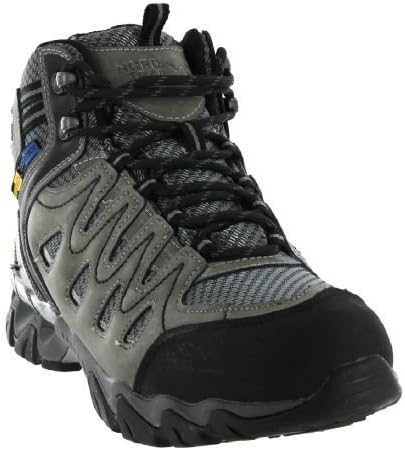 Nord Trail Mens RK Pro Signature Series Waterproof High Top Hiker Shoe,Charcoal/Black,Size 8.5