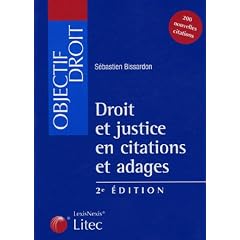 Droit et justice en citations et adages (ancienne �dition)