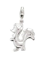 Charming Animals Skunk Charm in Sterling Silver