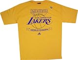 LA Lakers Vintage 1988 World Champs Adidas T Shirt