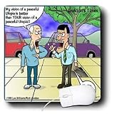 Londons Times Funny Music Cartoons - Utopia Arguments - Mouse Pads
