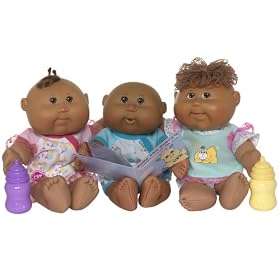 Cabbage Patch Kids Newborns - African-American Girl with Brown Hair by Play Along Toys