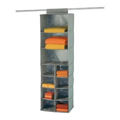 WENKO 4374110100 W�schesortierer Libert� - 11 F�cher, atmungsaktives Vlies, 36 x 123 x 29 cm, grau