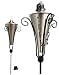 Strathwood Pewter-Finish Torchiere, Set of 2