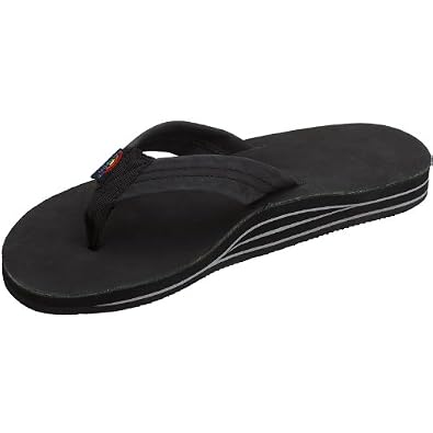 rainbow sandals mens double layer