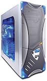 CybertronPC X-Plorer V2 Q6600, Silver, Intel Core 2 Quad Q6600 Quad Core Processor (2.4GHz), 4GB, 250GB SATA2 Hard Drive, 20X DVDRW Dual Layer Burner Drive, GMA 3100 Video Graphics and (1) PCI-E X16 Slot, 600 Watt Power Supply, No O/S, 1 Year Parts & Labor Warranty