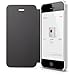 elago iPhone SE case, [Leather Flip][Jean Indigo] - [Handmade][Screen Protection][Premium Hybrid Construction] - for iPhone SE/5/5S