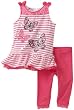 Young Hearts Baby-Girls Infant Butterfly Tunic With Legging Set