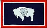 Wyoming State Flag 3 x 5 Brand NEW COWBOYS 3x5 Banner