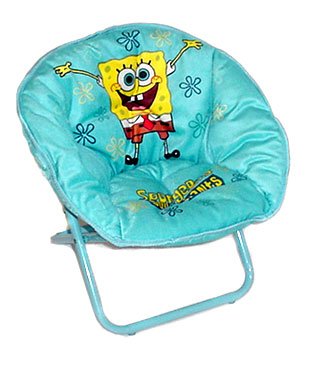 Kitchen: Sponge Bob Square Pants Foldable Mini Saucer Chair