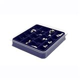 18 Compartment Jewelry Organizer in Midnight Blue by Neatnix