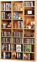 Atlantic 38435065 Oskar 756 CD/360 DVD/BluRay/Games Wood Cabinet (Maple)