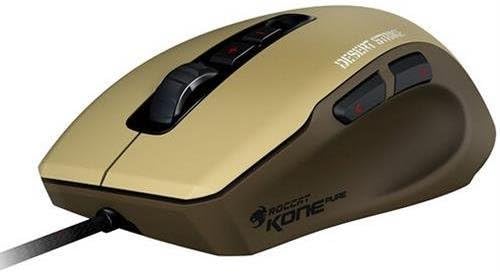 Roccat Sota Roccat Kone Pure Military- Core Performance Gaming Mouse - Optical - Cable - USB 2.0 - 5000 dpi - Scroll Wheel - 7 Button(s) - Desert Strike ROC-11-713