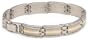 18k Yellow Gold and Stainless Steel Bracelet, 8.5"