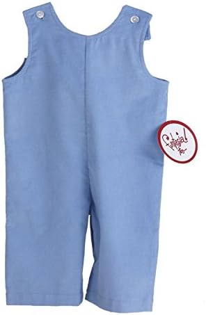 FT-Periwinkle Blue Corduroy Overalls-3T
