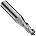 Niagara Cutter TCA330 Carbide End Mill, Uncoated (Bright), 3 Flutes, 1-1/2 Degree Taper End, 1-1/4" Cutting Length, 3/16" Cutting Diameter