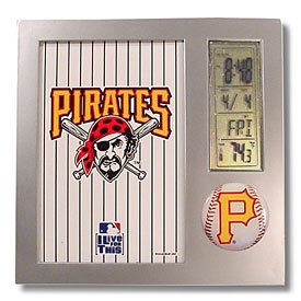 Pittsburgh Pirates Team Desk Clock