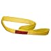 Stren-Flex EEF1-902-13 Type 3 Heavy Duty Nylon Flat Eye and Eye Web Sling, 1 Ply, 3200 lbs Vertical Load Capacity, 13' Length x 2" Width, Yellow