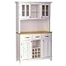 Mix & Match Cabinet Body Hutch in White 39-1/8