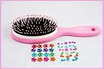 Smoobee Magic No Cry Hairbrush (Pink with Stickers)