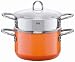 Silit 3-3/4-Quart Steamer with Insert, Wild Orange