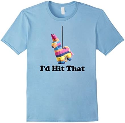 Men's ON SALE | Premium Pinata I'd Hit That Donkey T-Shirt XL Baby Blue