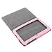 Foxnovo 4 in 1 PU Flip Case Screen Guard Stylus Pen Cleaning Cloth Set for Q88 Q8 7-inch Andriod Tablet PC Pink