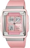CASIO BABY G SQUARE ANA-DIGI WATCH PINK BG80-4E