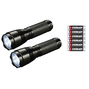 CE Tech Cree LED Tactical Style Flashlights (2 Pack)