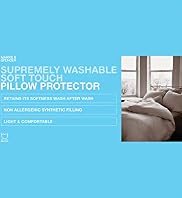 Soft Touch Supremely Washable Pillow Protector