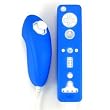 Wii Remote Silicone Skin Case for Wiimote and Nunchuk - Solid Blue