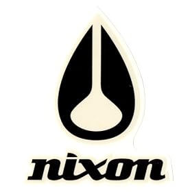 Nixon Watches Sticker for Skateboard Snowboard Surf BMX - Skateboarding Snowboarding Surfing BMXing