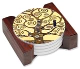 Klimt - The Tree of Life - Ceramic Drink Coaster Set