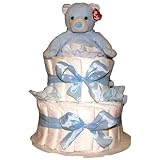 Baby Cakes with Plush Ty Stuffed Toy - 2-Tier Diaper Ca