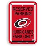 Carolina Hurricanes Sports Team Parking Sign